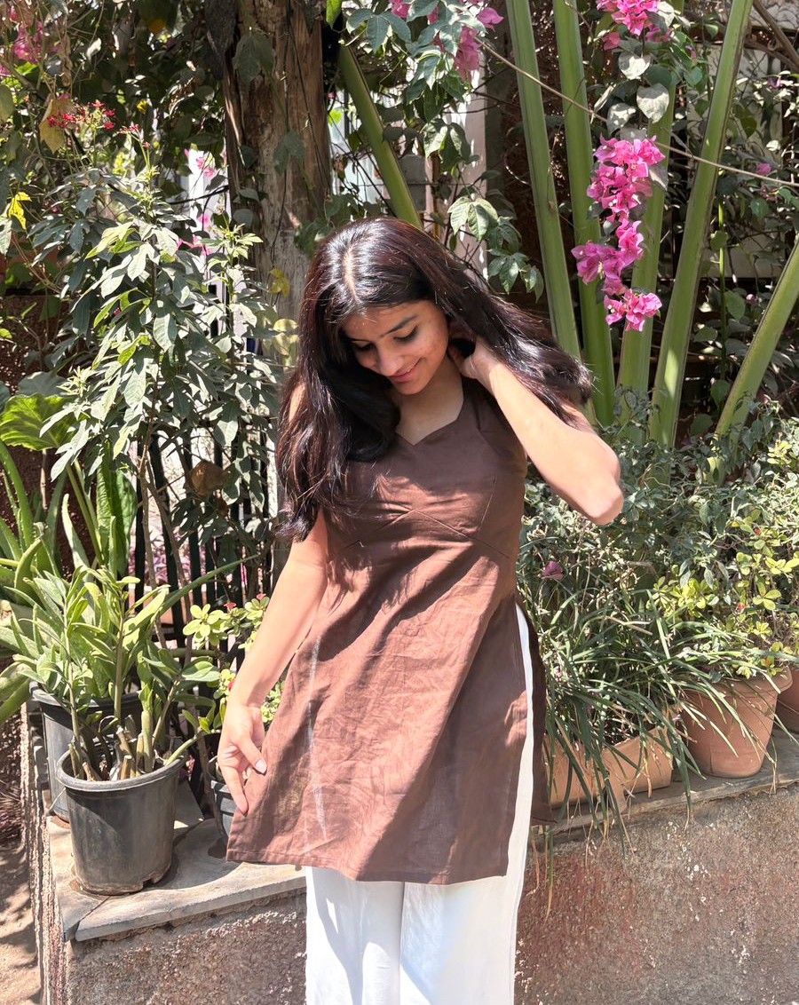 Brown kurti